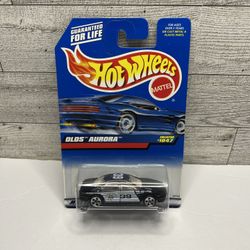 Vintage Hot wheels Black ‘1998 Old’s Aurora / Guaranteed For Life • Die Cast Metal  • Made in Malays
