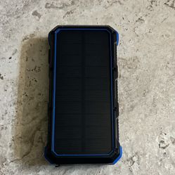 Solar Power Bank W/flash Light (pls Read Description Below)