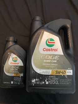 5w40  castrol motor oil