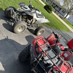 2005 Yamaha Kodiak and 2001 Yamaha Raptor 660