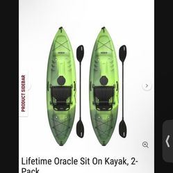 One Kayak Only Used Once
