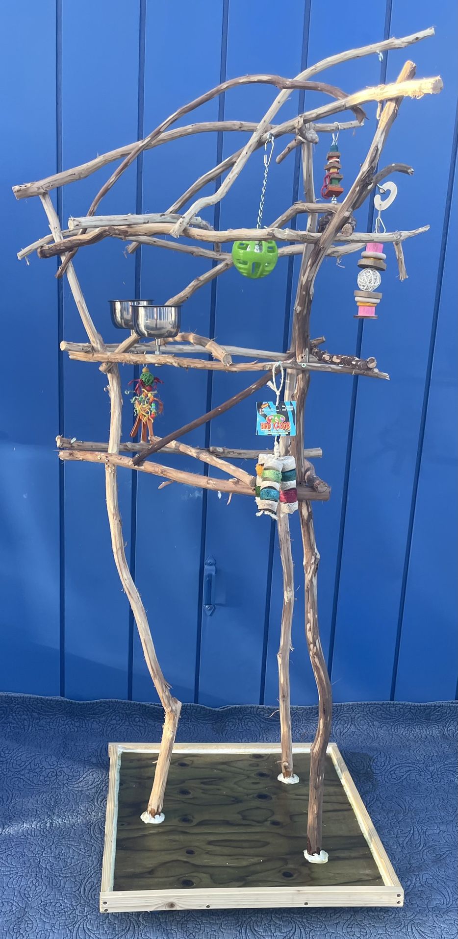 Small Bird Perch Tree- Funky Artsy and Very Good For Birdee !!