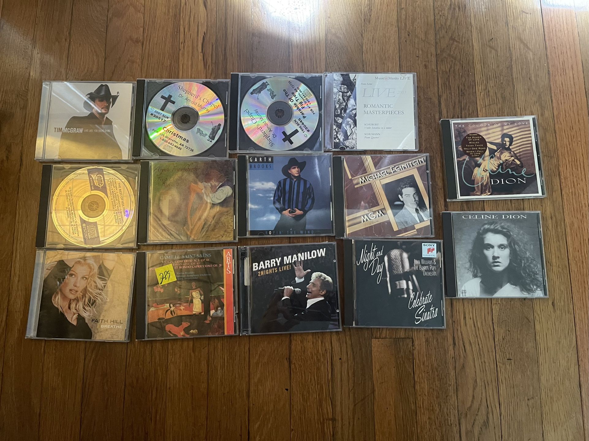 CD Classical Christmas Christian Music Lot Celine Delion