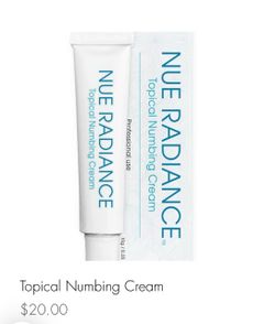 Numbing cream