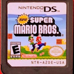 New Super Mario Bros Nintendo DS Original Game Cartridge Authentic NTR-A2DE-USA Platform Adventure Classic Handheld Video Game