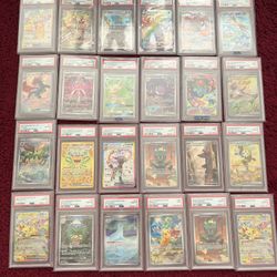 FS/FT Pokemon PSA 9 and 10 Slabs
