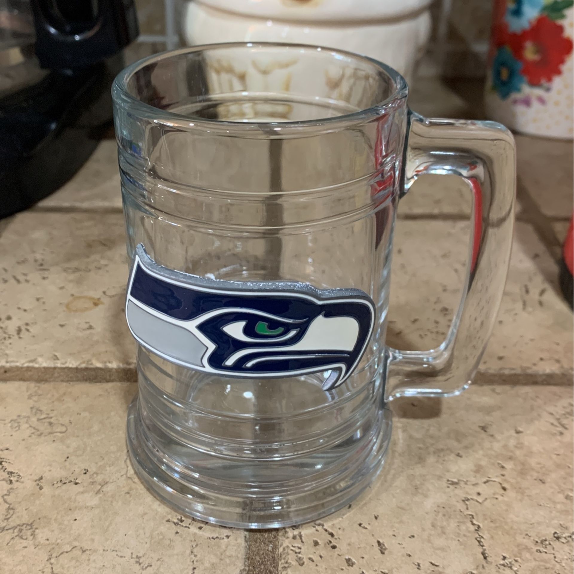 Seahawks Glass Tankard Mug
