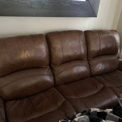 Leather Couch 75 Dollars Takes It Today 
