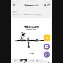 Gaahleri Mobius-03 0.3mm Dual-Action Airbrush