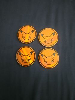 Pokémon Pikachu Holographic Coins Set of 4