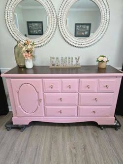 Big pink dresser