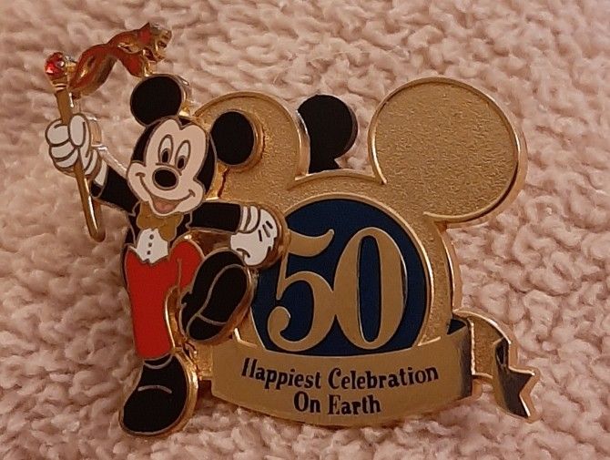 50 Year Mickey Pin