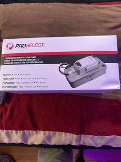 ProSelect Condensate Removal Tank Pump