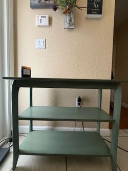Wood Accent Entry Table