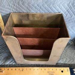 Vintage Brass Organizer
