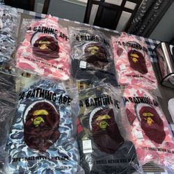 Bape Hoodie Large New 