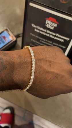 MOISSAMITE 8" 925 silver
