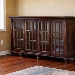 Crate & Barrel Faulkner Library Bookcase/entry table - can deliver with deposit