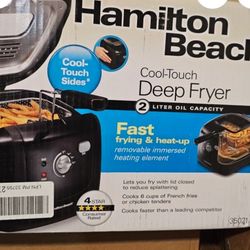 Hamilton Beach  Deep Fryer . Cool Touch 2 L