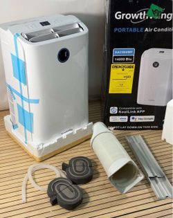 14000 BTU Smart WiFi Portable Air Conditioner 700 Sq Ft 3-in-1 White