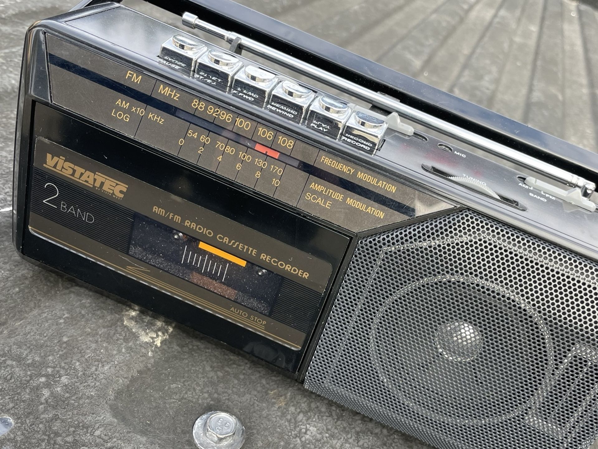 Vintage Radio Casette Player