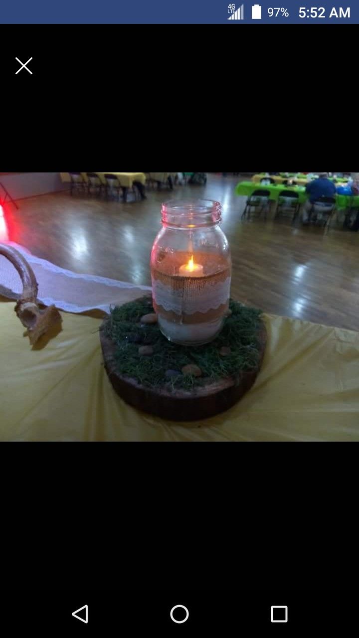 Rustic centerpieces