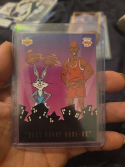 Michael jordan and bugs bunny card