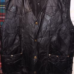 Medium Genuine Leather Vest 