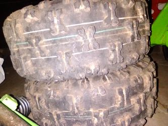 ATV parts & 2 tires