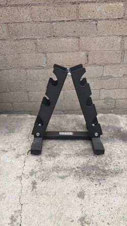 Dumbbell weight rack