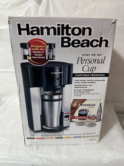 Hamilton Beach Stay or Go Personal Cup Coffee Maker