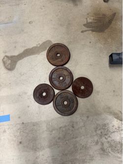Plates 10lb $10 and 5lb $5 each