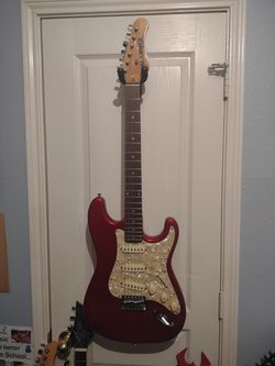 Slammer Hamer Strat Guitar Pro fret-level setup Spa perfect now 139!