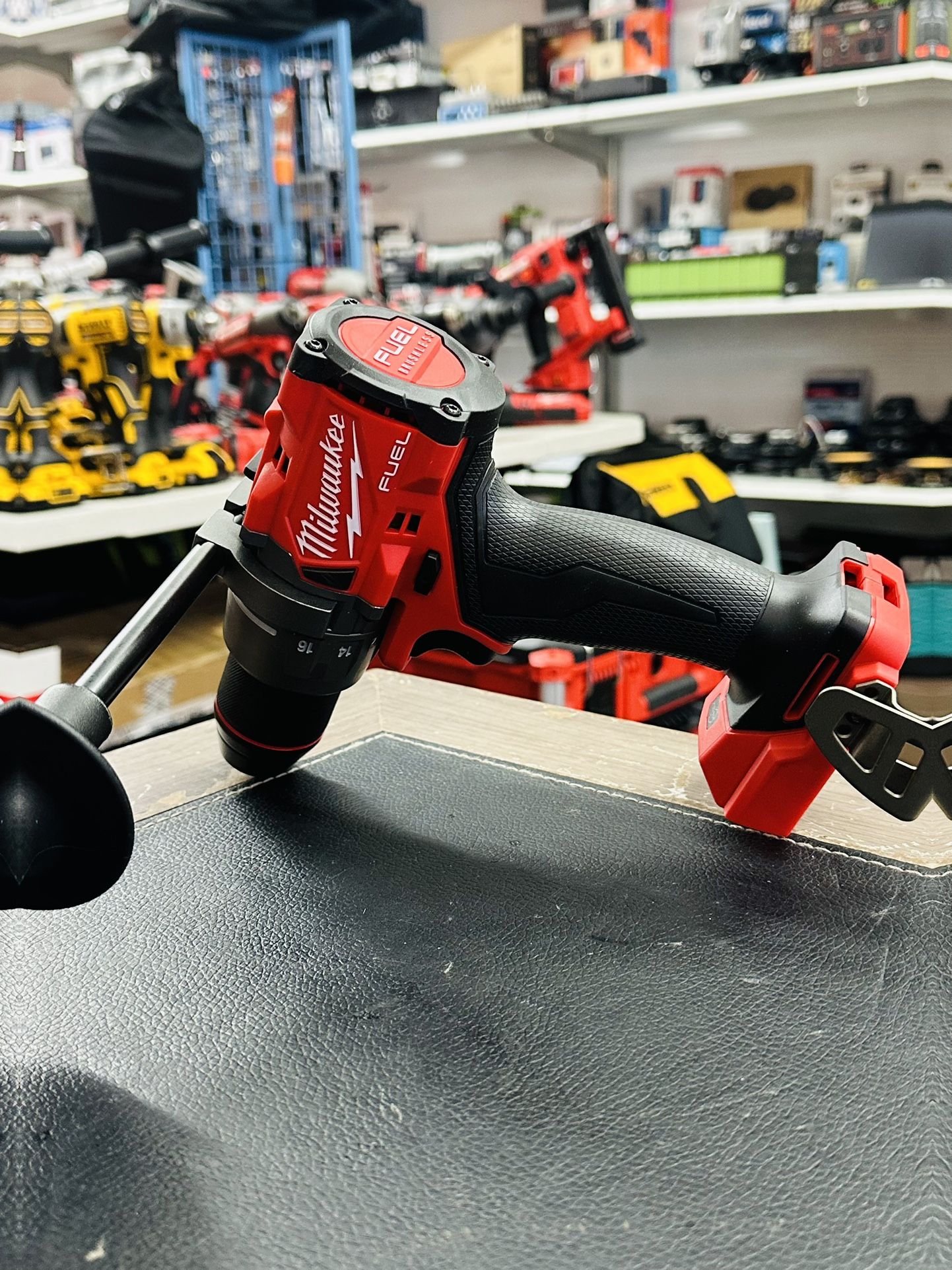 Milwaukee M18 FUEL 18V Lithium-Ion Brushless Cordless 1/2 in. Hammer Drill/Driver (Tool-Only)