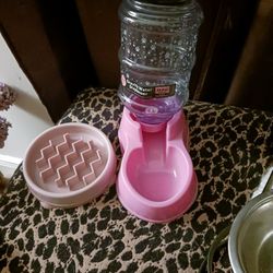 Sm.water Bowl An Slow Pet Feeder 4 Both Look My Post Gd Deals