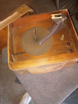 Old record player