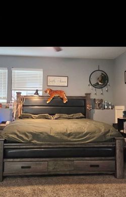 Bedroom set with mattress included only 2 years old