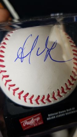 Dodgers/ Mets Adrian Gonzalez autograph ball