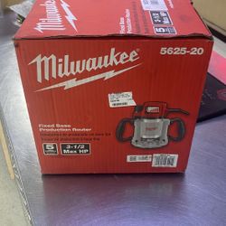 Brand New Milwaukee Fixed Vase Production Router 