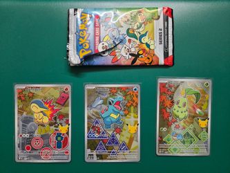 Pokemon First Partner Johto Starters
