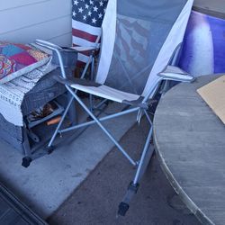 Outdoor collapsible rocker chair