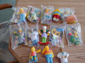THE SIMPSONS MOVIE BURGER KING TOYS