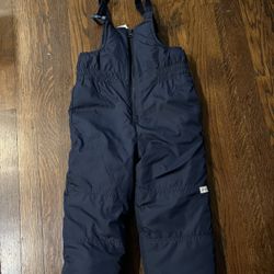 Kids Navy Blue Snow Bib 