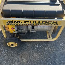 McCULLOCH GENERATOR FG5700AK