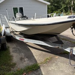 1990 Wahoo 17’ side console