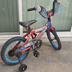 Spider-Man Training Wheel Kids Bike 14in Wheels