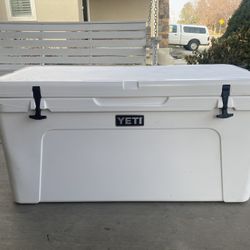 New, YETI Tundra 125 Cooler, White