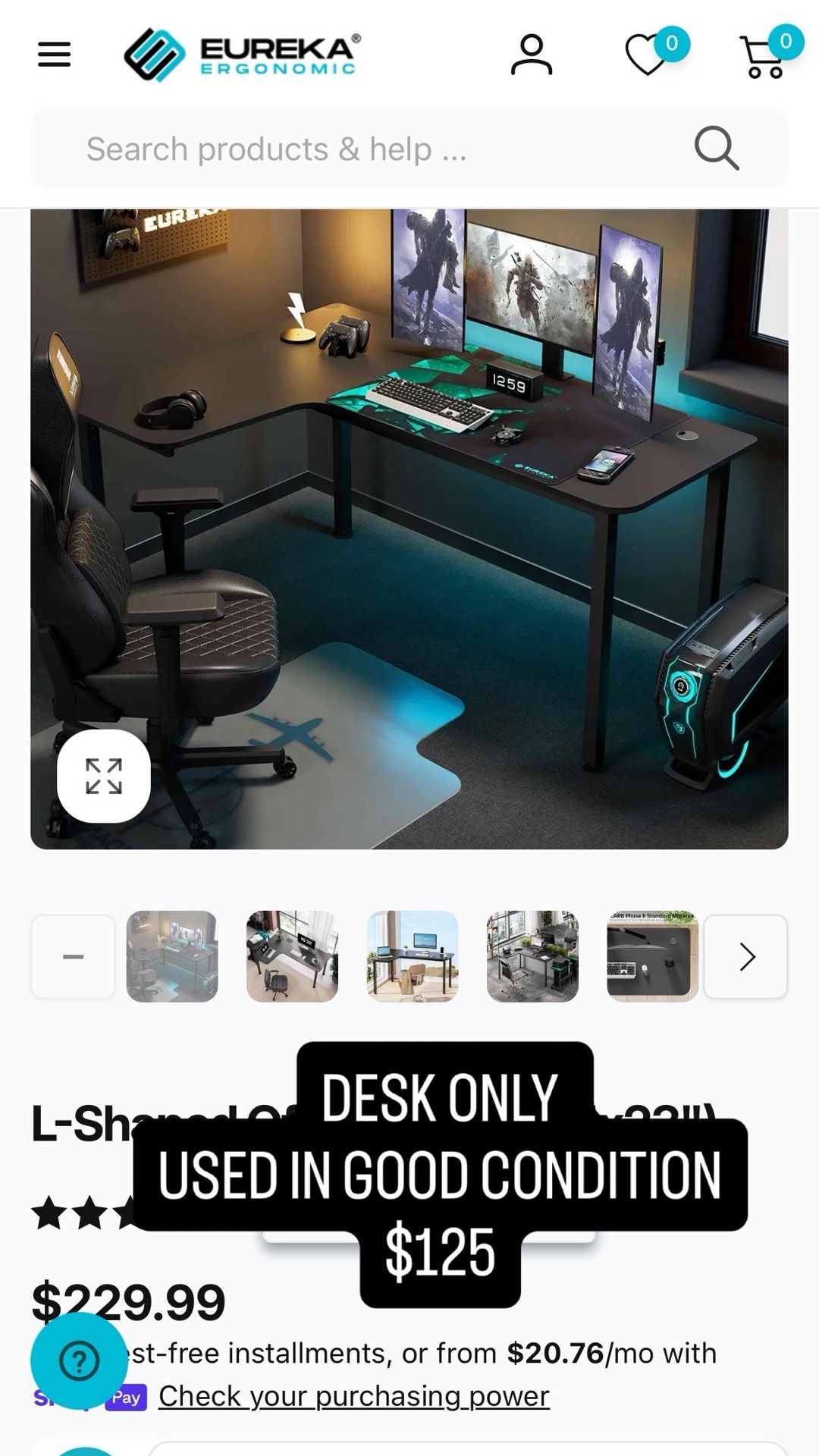 GAMING DESK