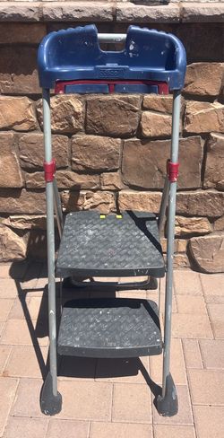 Step Ladder - Cosco 2 step foldable with bucket hook & tray