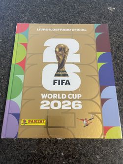 Limited Edition Gold Hard Cover Panini World Cup 2026 Sticker Album